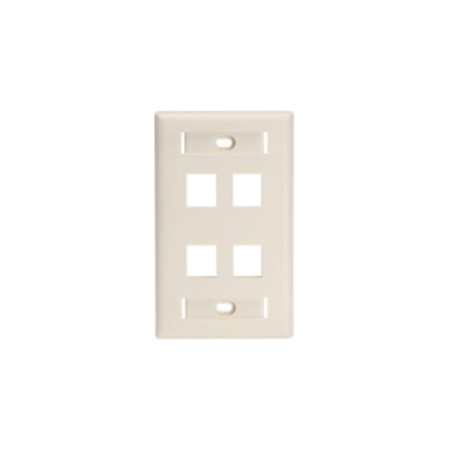 LEVITON Number of Gangs: 1 ABS, Light Almond 42080-4TL